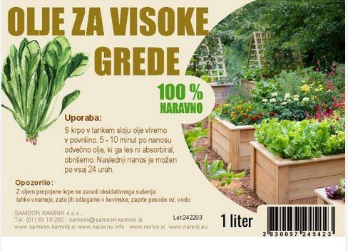 OLJE ZA VISOKE GREDE 1L