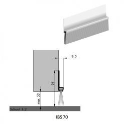 TESNILO KRTAČA 300CM/70 RAVNA