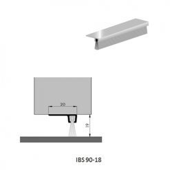 TESNILO KRTAČA 300CM/18 ALU KOTNA