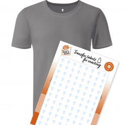 NALEPKE ZA OBLAČILA ZA NAPIS IMENA - MODER SLADOLED