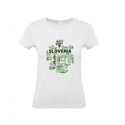 MAJICA SLOVENIJA BELA