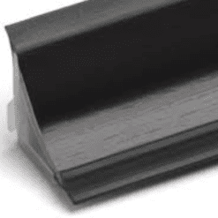 ZAKLJUČNA LETEV PULTA TRIKOTNA PVC ČRNA 14*14mm SAMOLEPILNA