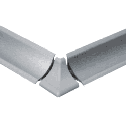 ZAKLJUČNA LETEV PULTA TRIKOTNA PVC INOX 27*27mm